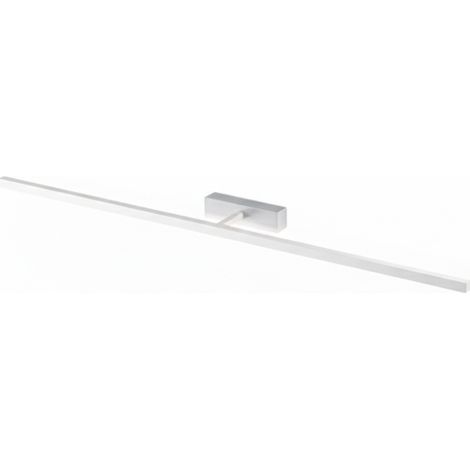 Applique Moderna Riga Metallo Bianco Acrilico Led 12W 3000K (1/2)