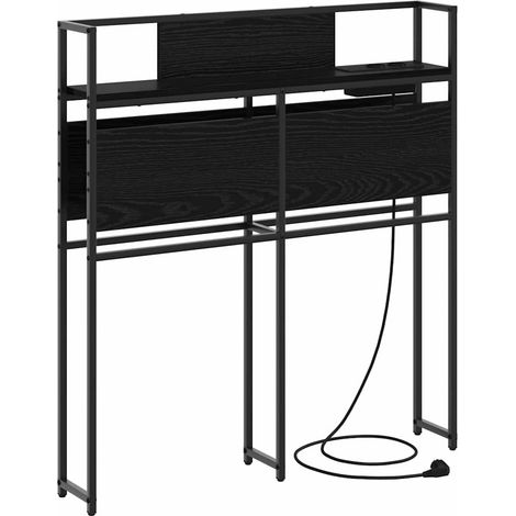 Maison Exclusive - Testata contenitore Rovere nero Legno multistrato
