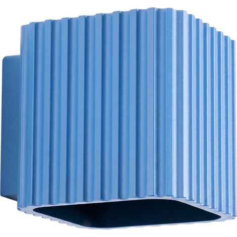 Applique RIFF azur aluminium 1xG9 10cm Sollux (1/2)