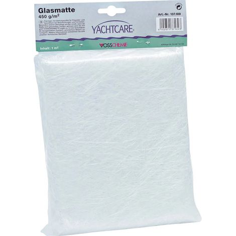 Papel de fibra de vidrio yachtcare 450g/m2 1m2 resistente UV agua