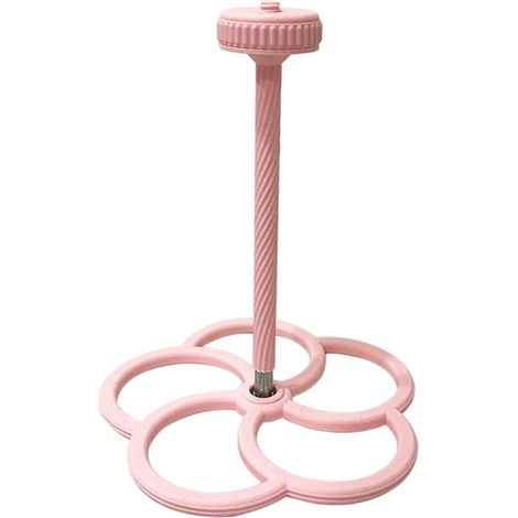 Giocattolo a forma di uccellino girevole, ruota a 360 gradi, alto 23 cm, ideale per arricchire l'ambiente della gabbia e per il gioco interattivo - rosa