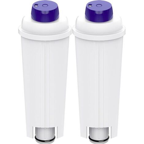 Set mit 2 Wasserfiltern für DeLonghi Kaffeemaschinen DLSC002 für De'Longhi ECAM, ETAM, EC, BC Serien