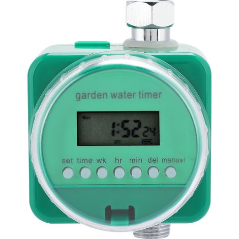 Arroseur automatique pour jardin, balcon, terrasse - Minuterie d'arrosage avec programmation pour irrigation goutte-à-goutte et pulvérisation (1/5)