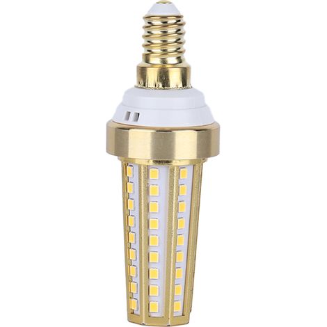 Ampoule LED E14 à culot maïs, source de lumière écoénergétique pour l'éclairage domestique, 220 V (lumière chaude monochrome 12 W) (1/5)