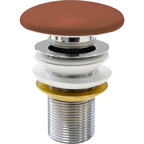 PILETTA CLICK-CLACK INFINITY SENZA TROPPOPIENO- Terracotta opaco- NYMO- pezzi 1