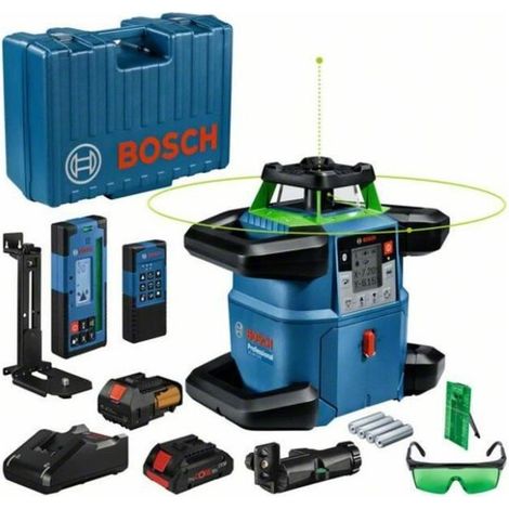 Bosch Professional – Niveau laser rotatif vert 650m – Précision ±1,5mm à 30m – Classe laser 2 – Résistant à l'eau et à la poussière IP68 – Pour chantiers difficiles (1/10)