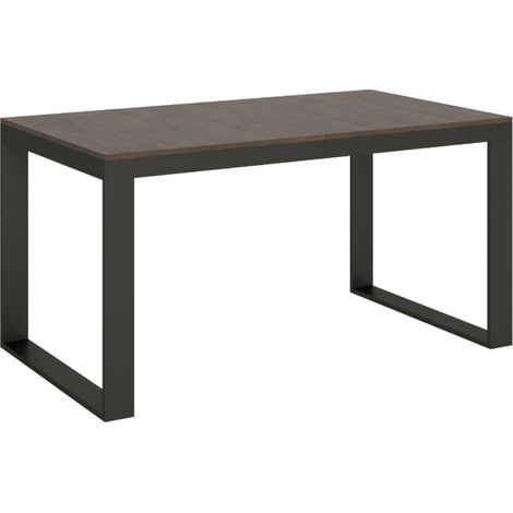 Table Extensible 90X160/264 Cm Tecno Noce Structure Anthracite (1/5)