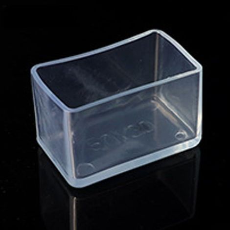 de 12 protège pieds de chaise rectangulaires en PVC
