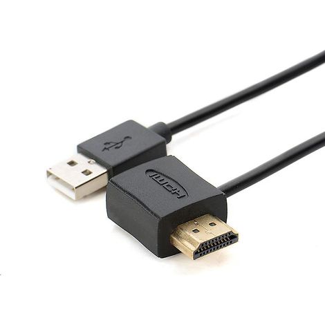 Câble d'extension de charge HDMI mâle vers femelle + USB 2.0 (1/5)