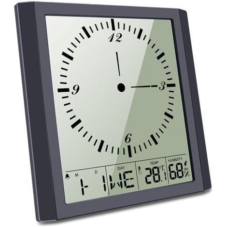 Verstellbare Multifunktions-LED-Laterne, quadratischer digitaler Wecker, automatischer Monitor, Thermometer-Bildschirm für das Schlafzimmer (1/5)