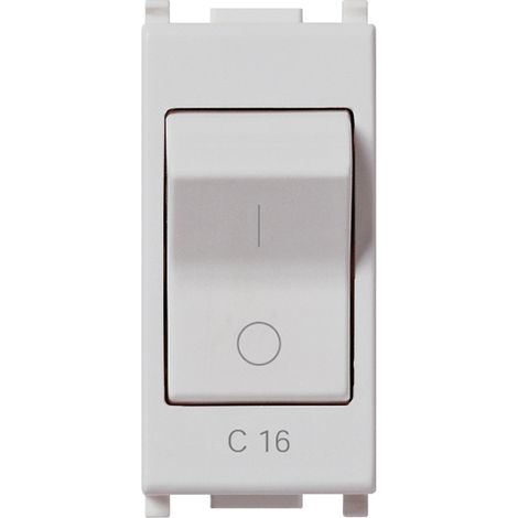 VIMAR - 14405.16.SL Interruttore MT 1P+N C16 120-230V Silver