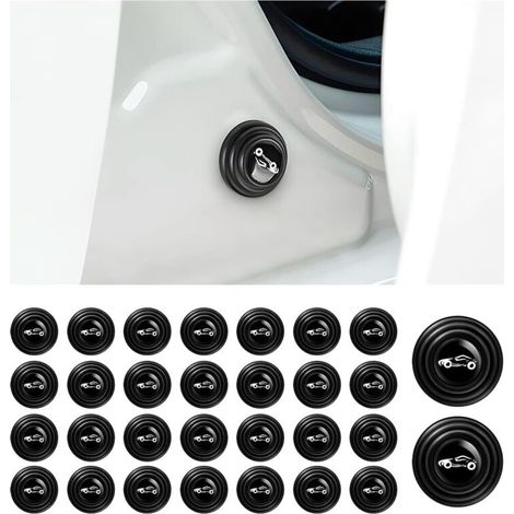 Joint Absorption des Chocs, 30 Pièces Porte D'amortisseur Protection Autocollant Antichoc Coussin, Absorbeur Tampon Accessoires pour Les Portes de Voiture