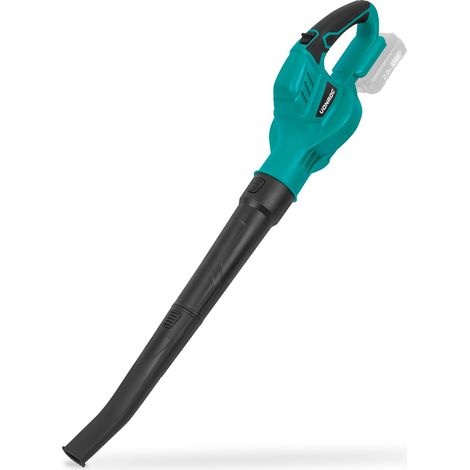 Vonroc – Souffleur de feuilles sans fil 20V – Vitesse d'air 180 km/h – 2 vitesses pour feuilles humides et sèches – Léger et ergonomique
