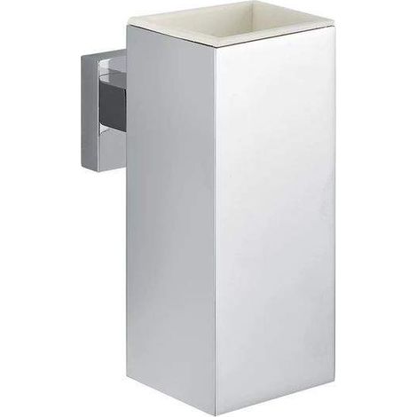 Porte-brosse à dents mural 13x11x10 cm Pollini Live LV1201M Blanc mat (1/3)