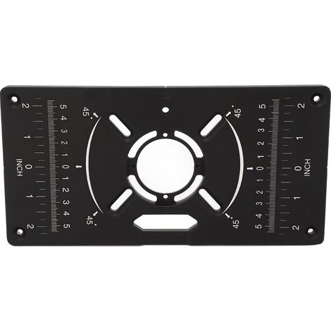 Plateau de fraisage en alliage d'aluminium, plateau intérieur pour tables de fraisage, plateau pliable pour fraiseuse universelle, noir (1/5)
