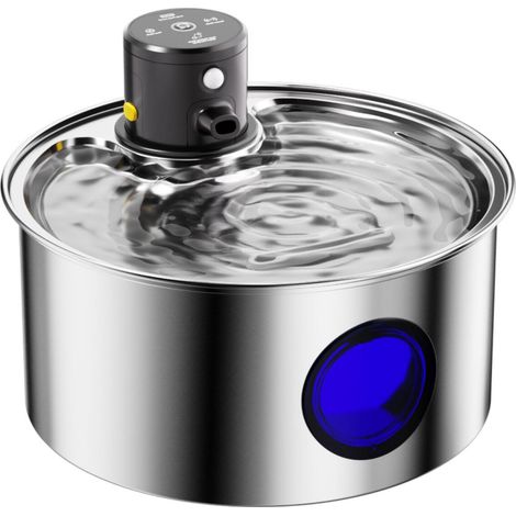 CCYKXAFontaine a Eau Chat sans Fil: Fontaine a Eau Chien Batterie - Fontaine Chat à Pile - 3L Distributeur Eau Chat Automatique 4000mah (1/5)