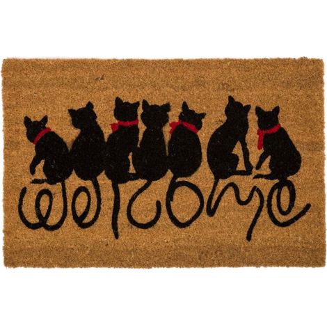 Paillasson welcome chats 60 cm (1/3)