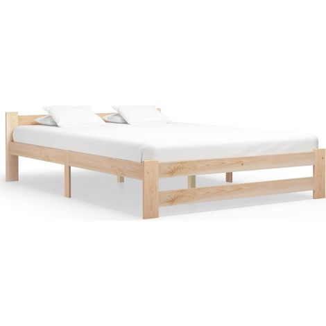 Lit Bois de pin massif 140x200 7 (1/5)