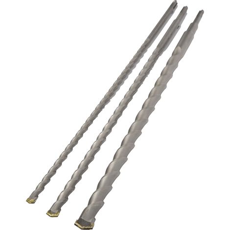 AVIT  AV08014 Hartmetall Durchbruchbohrer 3teilig 12 mm, 16 mm, 24 mm Gesamtlänge 1000 mm SDS-Plus 1 (1/5)