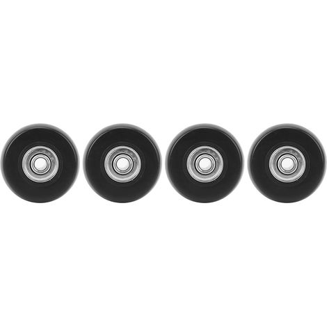 4 roues de rechange pour valise, en PVC et alliage d'aluminium, silencieuses, pour bagages de voyage. (1/5)