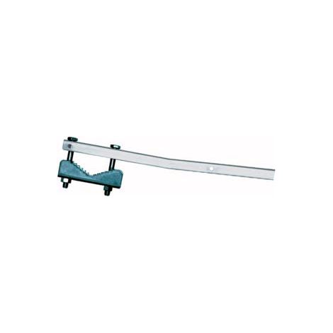 STENDIBIANCHERIA FISSO DA BALCONE IN ACCIAIO ZINCATO- - cm.58x3x1,5 - 1 coppia