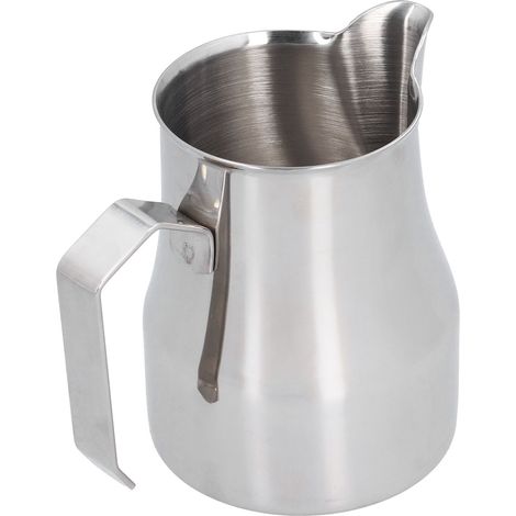 Verseuse à lait 450 ml en acier inoxydable, pichet à mousse pour latte art, pot à vapeur pour café à la maison (1/5)