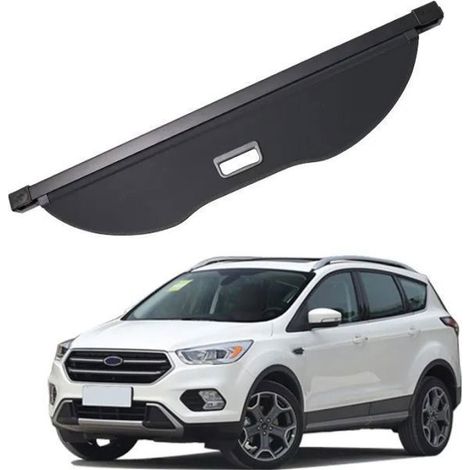 Bagagliaio per bagagli - Kuga 13-18 - Ford - Tenda avvolgibile retrattile - Supporti in alluminio