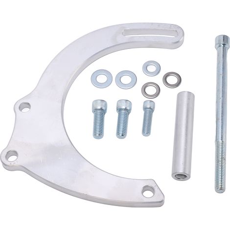 Kit support alternateur/pompe à eau, côté passager long, aluminium usiné CNC, pour moteur Chevy Small Block (1/5)