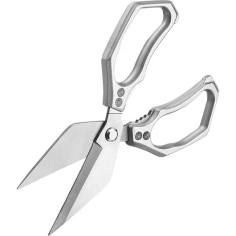 Ciseaux de Cuisine pour Aliments inoxydable 2 en 1 Ciseaux de cuisine multifonctionnels et robustes avec casse-noix Multifunctional Heavy-Duty Kitchen Shears pour viande poisson (1/5)