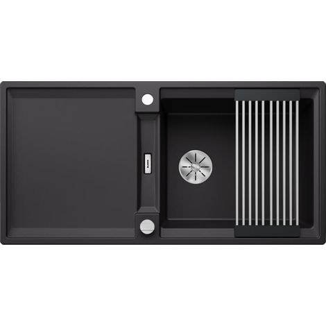 BLANCO Einbauspüle ADIRA XL 6 S-F Silgranit, flächenbündig einbaubar, InFino, café (1/4)