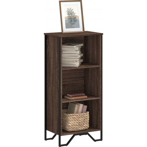 Bücherregal Braun Eichen-Optik 50x31x106 cm Holzwerkstoff