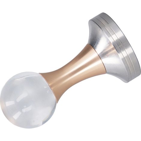 Presse à café à marteau en acier inoxydable avec boule de cristal or rose, 51 mm (1/5)
