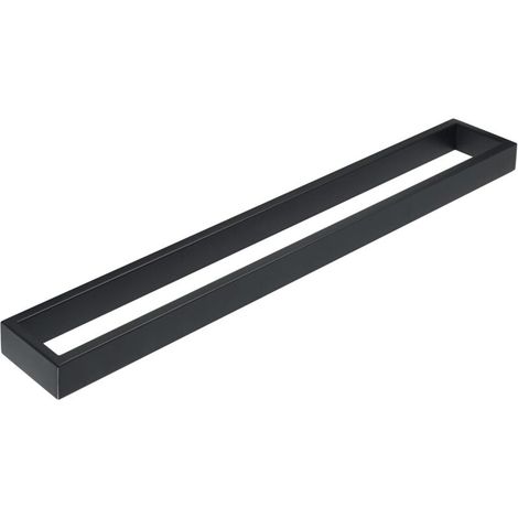 Wall-Mounted Towel Ring in SUS304 Stainless Steel, Towel Holder for Bathroom, Kitchen, Toilet, 60cm Matte Black, EGKN2210-600-B (1/4)