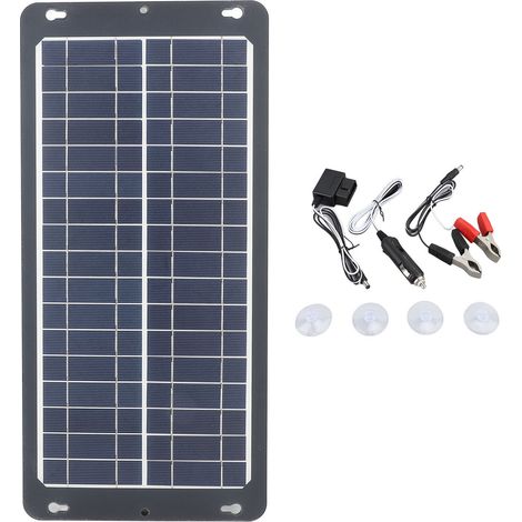 Panneau solaire 30W avec prise OBD Plug à haute efficacité Charge portable monocristalline pour le camping en plein air