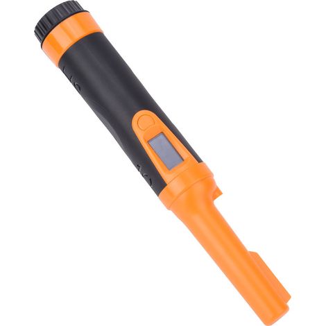 HS-10 Metalldetektor IP68 Wasserdicht Handgerät mit LCD-Display und Positionierleiste Orange/Grün (1/5)