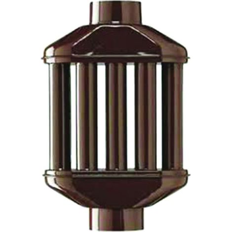 Diffusore di calore porcellanato - Ala Smalto Classic - Marrone - Misure: ø mm 80x500h