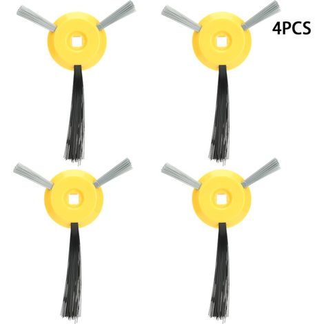Seitenbürste für Shark RV750 und RV700 Saugroboter – 4er-Pack, robustes ABS/PP