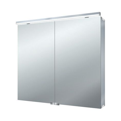Emco asis armoire de toilette à LED plate, 800mm, Exécution: avec éclairage du lavabo - 979705264 (1/5)