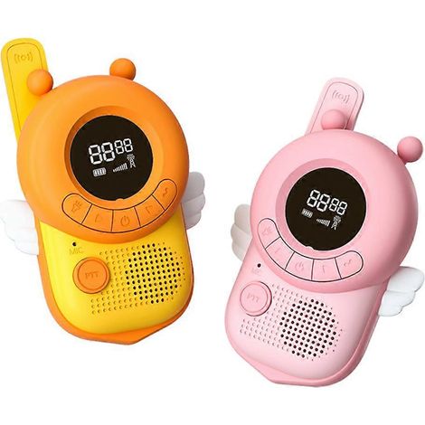 Jouets pour enfants de 3 à 12 ans (garçons et filles) : lot de 2 talkies-walkies d'une portée de 3 km, cadeau radio idéal. (1/4)