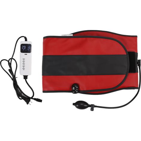 Ceinture de massage chauffante étanche, coussin chauffant électrique silencieux à infrarouge lointain pour le massage de la taille, 220 V (1/5)