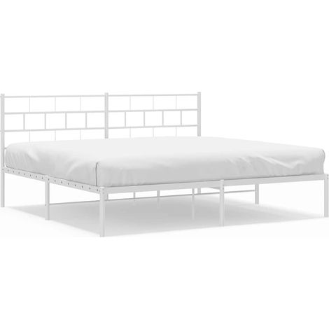 Maison Exclusive - Estructura cama sin colchón con cabecero metal (1/5)
