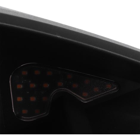 Schwarzer ABS-Frontstoßfänger mit Lufteinlässen, Seitenflügelverkleidung und LED-Nebelscheinwerfern für den Ford Mustang 2018-2021. (1/5)