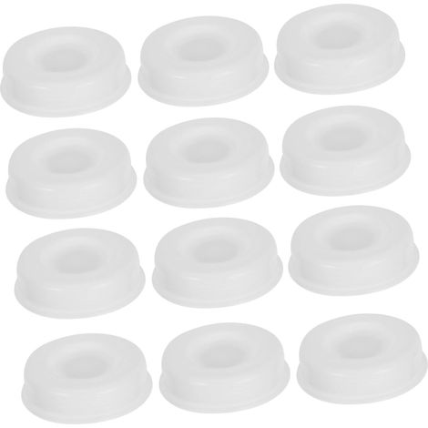 20 bouchons ronds en plastique tubes d'expédition carton kraft (1/5)