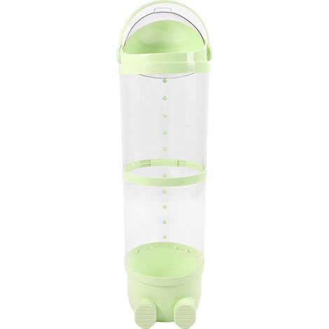 Tube rangement peluches transparent grande capacité – Seau organisateur jouets peluche enfants 97cm vert (1/5)