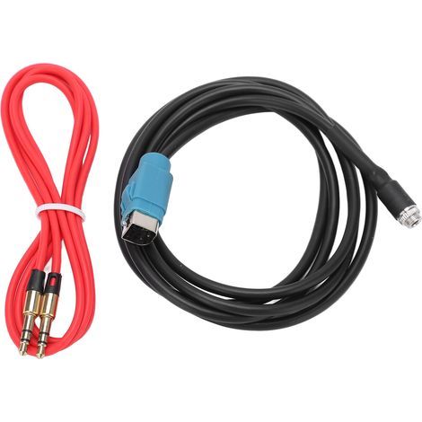 Câble adaptateur audio AUX de remplacement pour Alpine KCE‑237B entrée auxiliaire radio sans fil Fullspeed