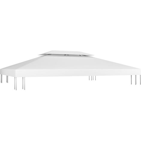 vidaXL Copertura Superiore per Gazebo a 2 Strati 310 g/m² 4x3 m