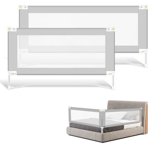 TolleTour 3X Barriera di sicurezza per letto bambino Barriera per letto bambino Barriera di sicurezza per letto di protezione per letto - 1x150cm+2x180cm