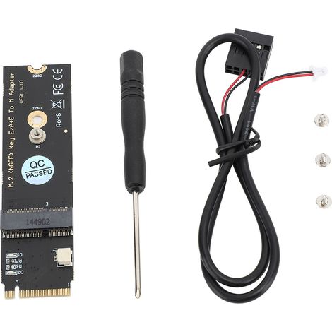 Carte adaptateur M.2 NGFF A E Key pour SSD M, pour Intel AX200 AX201 AX210 (1/5)