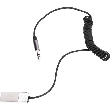Récepteur Bluetooth pour voiture, prise jack 3,5 mm, appairage rapide, connexion stable, adaptateur audio sans fil portable pour la maison et la voiture (1/5)