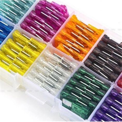 100PCS La fiche de fusible de voiture assortiment fusible 2-35 Ampere